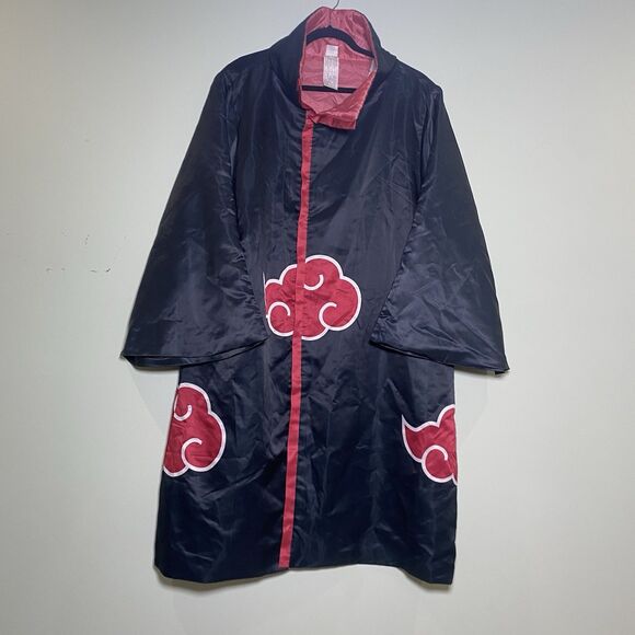 Naruto Akatsuki Robe Cloak Itachi Uchiha Costume Anime Cosplay Spirit L/XL Adult - Picture 1 of 12